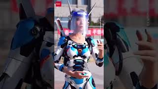 #shorts A robot explains to Chinese passers-by where they can get tested for covid #news #robots