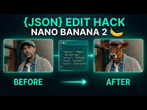 Edit Photos Like a PRO in Nano Banana 2 🤯 (Secret JSON Trick)