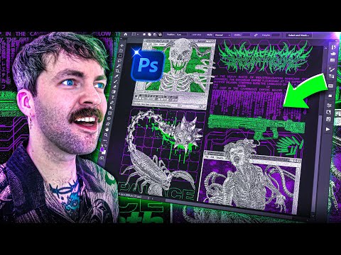 Design Hardcore Brutalism Posters - Photoshop Tutorial 2023