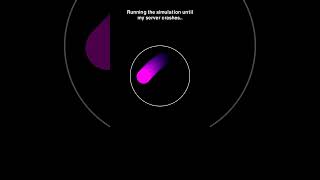 Ball bouncing simulation #adhd #funny #pygame #physicsdemonstration #code #music #pythondevelopment