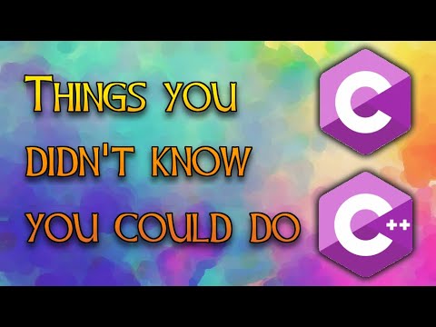 8 Things you didn't know that you can do in C/C++ (With examples & and Source Code)