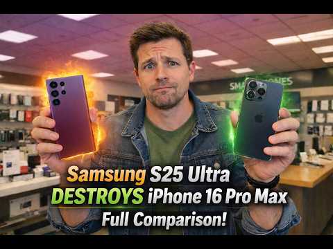 Samsung S25 Ultra DESTROYS iPhone 16 Pro Max Full Comparison!