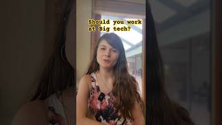 Big Tech or small tech ? #softwareengineering  #programming #techcareer