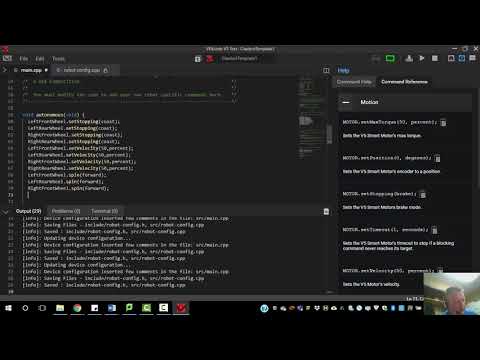 Use Competition Template in VEXCode V5 Text