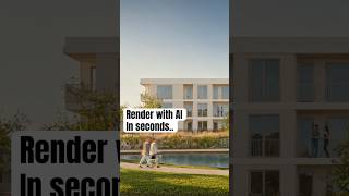 AI rendering: 3D Viewport ➝ Photorealistic AI Render in seconds | Workflow #ArchViz #CGI #airender