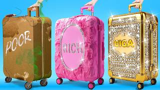 NEW 123GO! DIFFERENT TYPE OF PEOPLE On Vacation! Travel Crafts Vs Gadgets on Every Budget