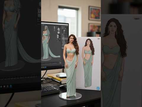 🚀 Viral 3D Model AI Trend! 🔥👀 #AI #3DModel #Viral #Trending #Shorts #ArtificialIntelligence #3DArt
