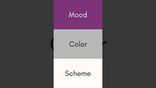 Mood Color Scheme: Luxurious & Elegant