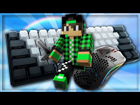 Uncut Keyboard + Mouse Sounds (Handcam) *Very Clicky* | Hypixel Bedwars