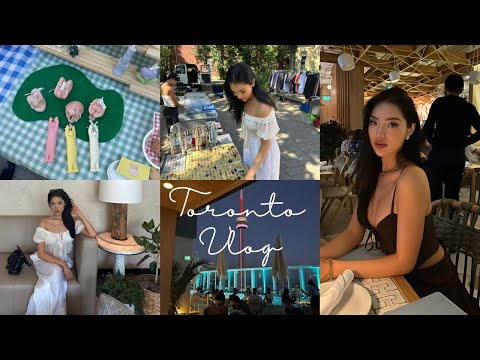 VLOG | Exploring Toronto: Shopping, markets, going out, dressing up, yacht, chinatown, food, etc!