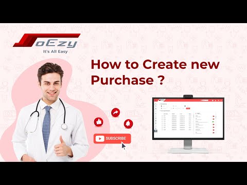 Soezy Pharmacy Software How to Create new Purchase? | Retail Pharmacy Software.