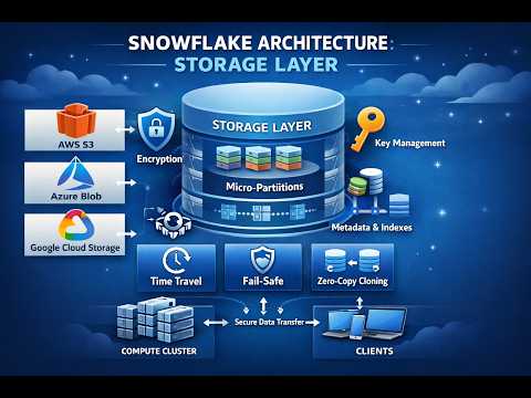 Snowflake Architecture - Storage Layer