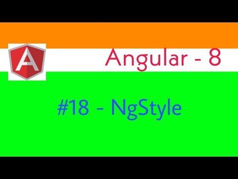 NgStyle Directive In Angular 8 | Angular 8 Tutorial In Hindi |