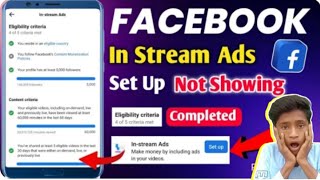 Facebook in stream ads learn more 😎 In stream ads facebook monetization Facebook monetization 2023