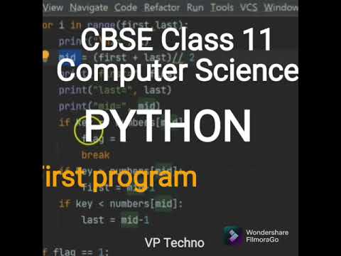 Class 11 Computer science | PYTHON #shorts #python  #cbse
