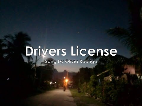 Driver's License Lyric Video