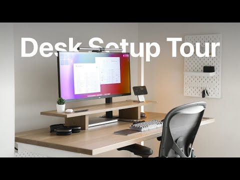 Software Engineer's Productive and Minimal Desk Setup (2023)