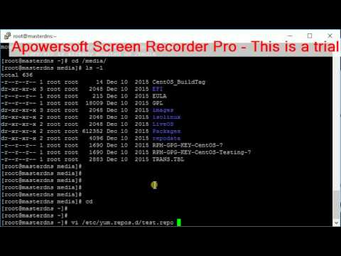 How to configure yum in Centos7