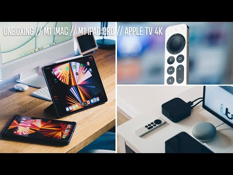 Ultimate Apple Unboxing - 24inch iMac // M1 iPad Pro // Apple TV 4K (Q&A Review)