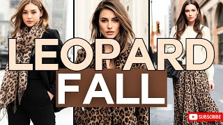 Leopard Print Fall Fashion 2025 🐆 | Elegant & Chic Outfit Ideas for Autumn