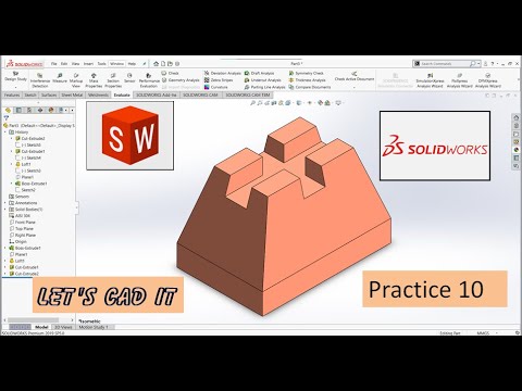 Solidworks Practice 10...CAD modeling