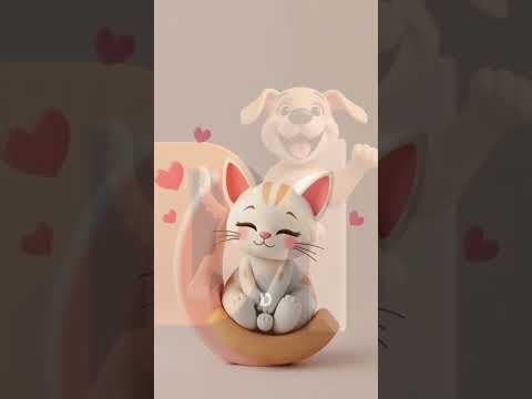ABC with Animal Friends – Learn Letters A to F for Kids LearnABC #AnimalFriends #KidsEducation