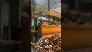 Paper mill rewinder machine ..