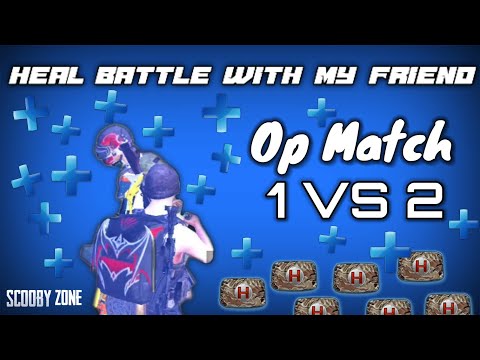 HEAL Battle With My Friend |😂😂| Op Match With 4 Firstaid kit🤣#BGMIOP