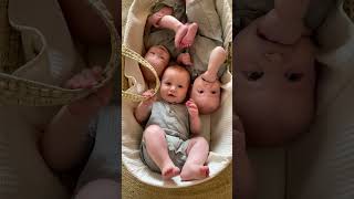 MasyaAllah lucunya bayi kembar tiga