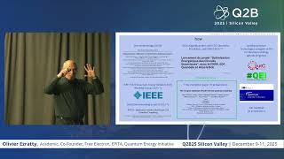Q2B25 Silicon Valley | Olivier Ezratty, Academic, Co-Founder, EPITA, Quantum Energy Initiative
