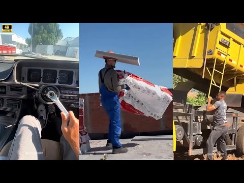 Smart Workers at the Job Site | Amazing Construction Tricks & Tips ft. Adam Rose ✅