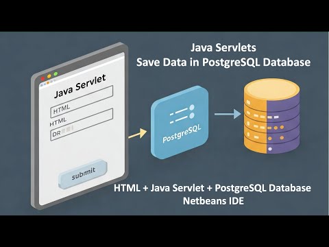 Java Servlet + HTML Form + PostgreSQL | Store Data from HTML Form to PostgreSQL via Java Servlet