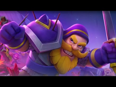 Evo knight event in 2 different decks in clash Royale