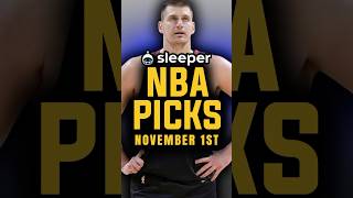 BEST Sleeper NBA Picks for today! 11/1/2024 | Sleeper Picks Promo Code
