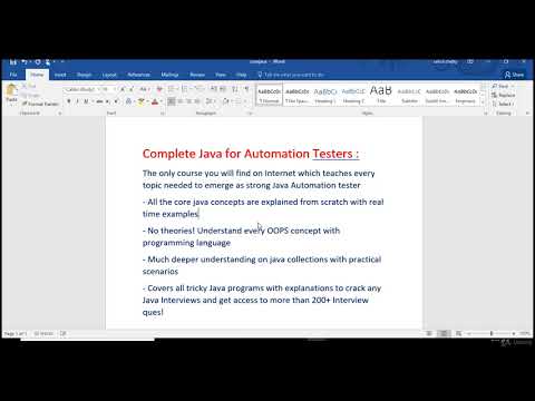 Complete Java for Automation Testers from Scratch : Course FAQ's - ***Must Watch***