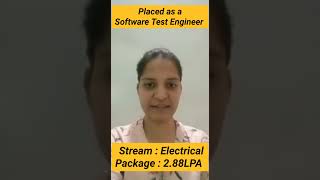 Successfully placed as Software Test Engineer | QSpiders student review |Testimonial