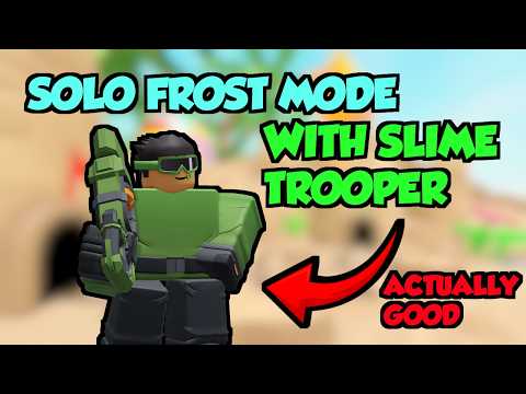 SOLO FROST MODE TRIUMPH WITH SLIME TROOPER | Tower Defense Simulator
