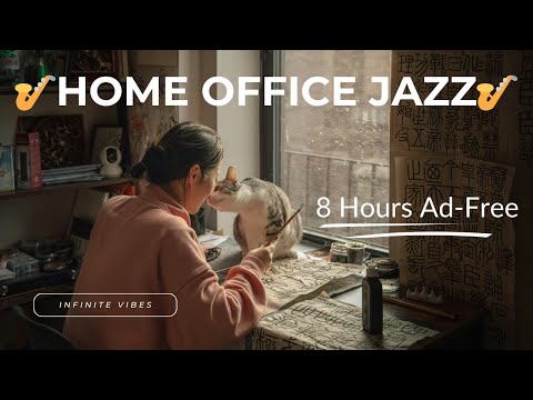 8 Hours Home Office Jazz - Chill Background Music for Work, Study & Relax (Ad-Free)