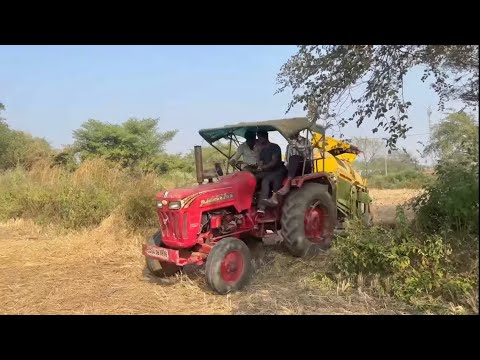 "Mahindra 275 Tractor vs. Surjeet Thresher: Unlocking the Secrets to Effortless Paddy Cutting!" 