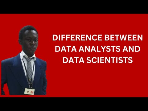 THE DIFFERENCE BETWEEN DATA ANALYSTS AND SCIENTISTS