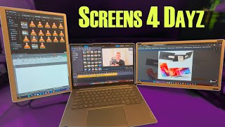 Maximize Your Laptop Productivity - Siaviala S60 Triple Monitor Setup