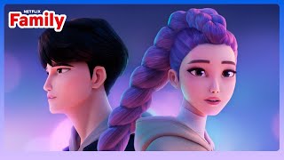 "Free" Rumi + Jinu Secret's Duet | Song Clip | KPop Demon Hunters | Netflix Family
