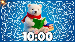 10 Minute [POLAR BEAR] Timer 🐻‍❄️❄️💥 | Magical Countdown!
