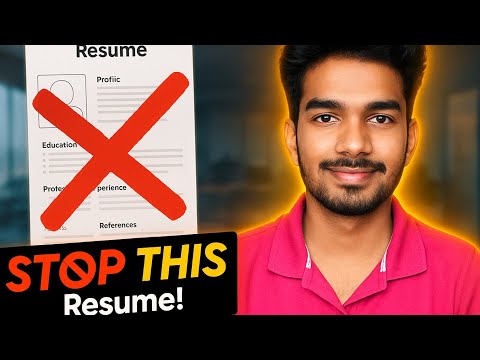 Why Your Resume is Getting Rejected (Freshers Fix This!)