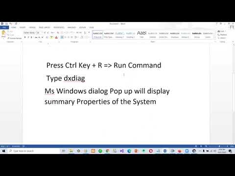 How to Check System Properties Using Ms Commands