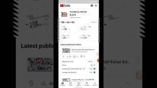 #shorts yt Studio update #dashboard #shortsfeed