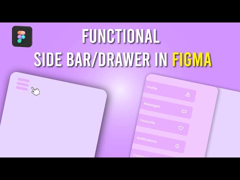 How to Design an Interactive Drawer & Sidebar in Figma Tutorial