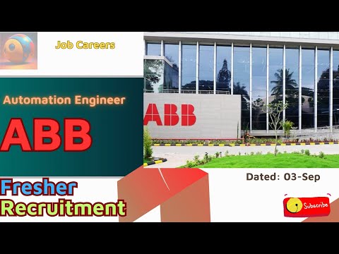 ABB #automationengineer #job #freshers #youtube #software #benguluru #dataanalytics #workfromhome