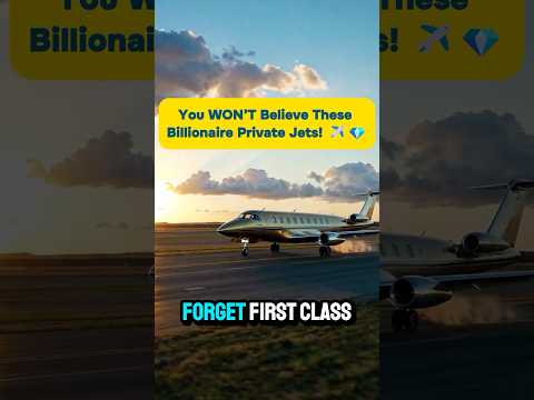 The World’s Most Expensive Private Jets! ✈️💎 You Won’t Believe This!