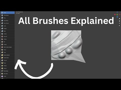 All the Sculpting Brushes YOU NEED to Know in Blender (Latest UPDATE)